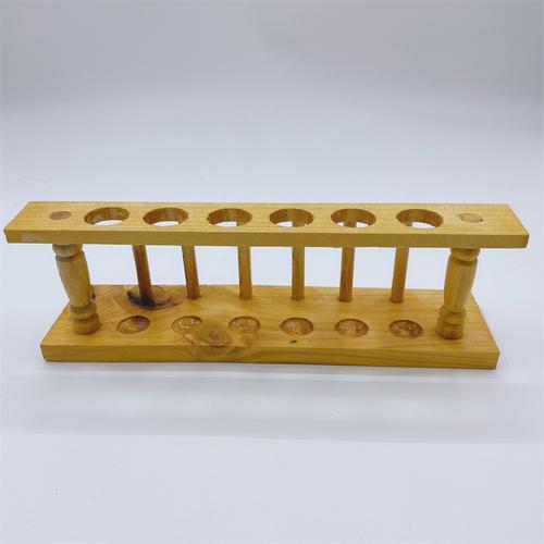 木制试管架6孔 实验课堂的坚实基石